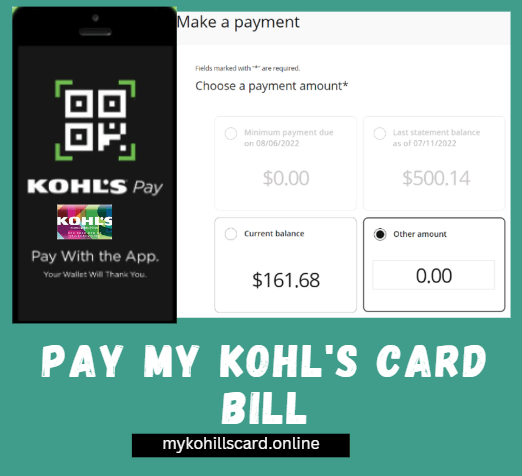 Pay Mykohlscard Bill